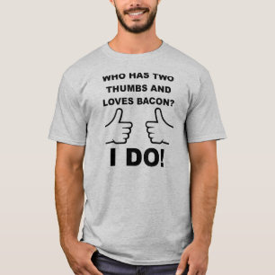 T-shirt Bacon Deux Pouces en l'air
