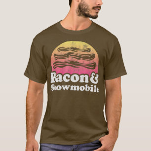 T-shirt Bacon et motoneige