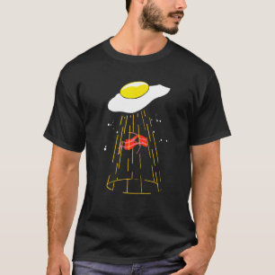 T-shirt Bacon Et Oeufs Enlèvement D'Aliens Oeufs Petits-Dé