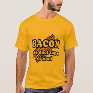 T-shirt Bacon le ruban adhésif de la nourriture