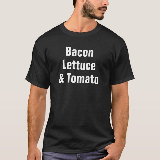 T-shirt Bacon Lettuce & Tomato (Devant)