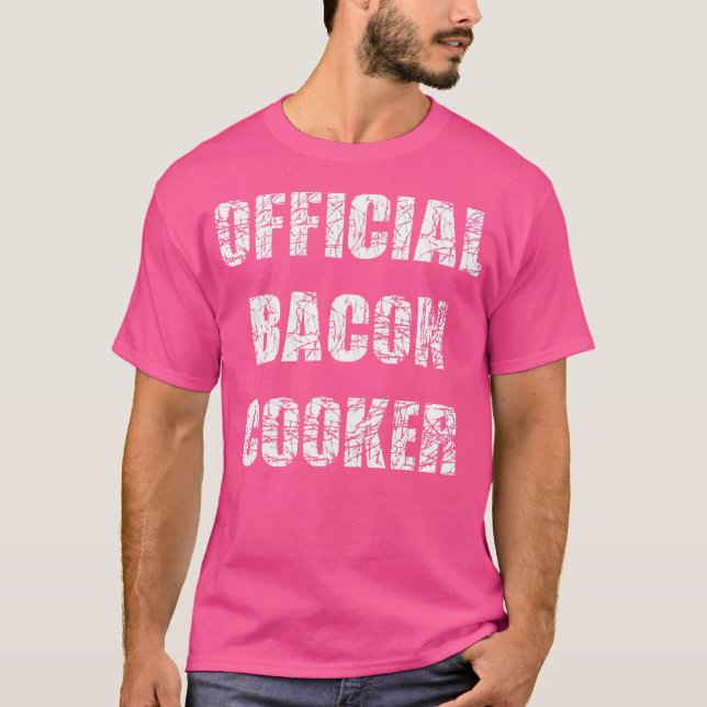 T-shirt Bacon officiel Cooker Funny Famille Camping Groupe (Devant)