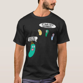 T-shirt Bactéries Drôle Avec Antibody Médicale Laboratory 
