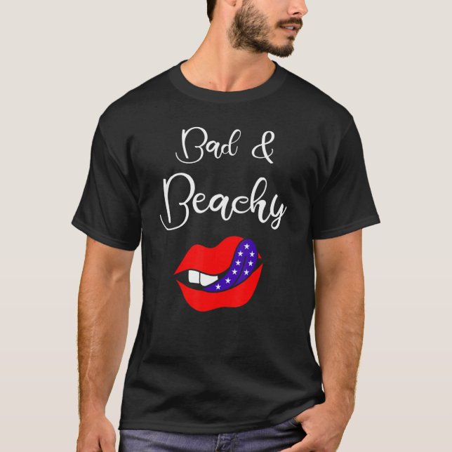 T-shirt Bad And Beachy 3 (Devant)