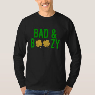T-shirt Bad And Boozy Irish St Patrick Day Drôle Boire