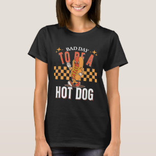 T-shirt Bad Day Pour Être Un Chien Chaud, Mème De Nourritu