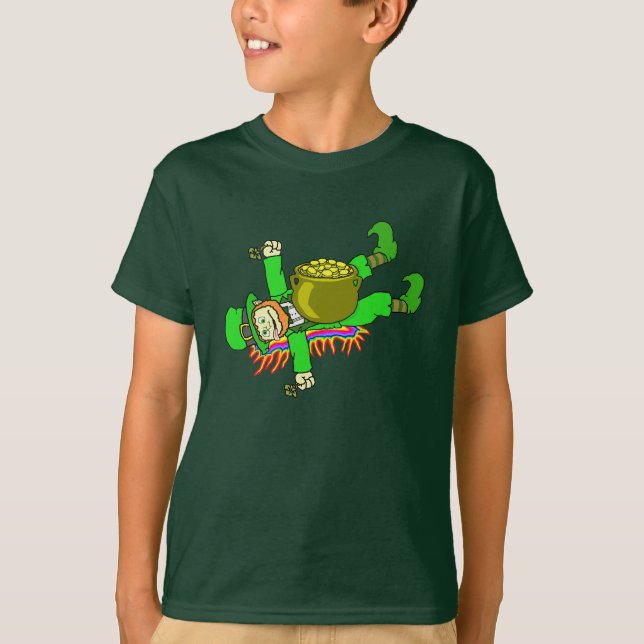 T-shirt Bad Luck Leprechaun Funny Saint-Patricks Day (Devant)