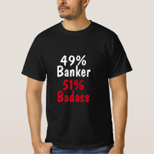 T-shirt Badass banquier
