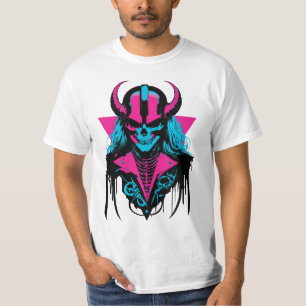 T-shirt Badass coloré Zombie