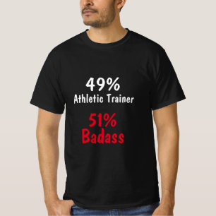 T-shirt Badass d'entraîneur sportif