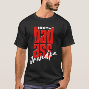 T-shirt Badass Grand-père cadeau unique grand-père