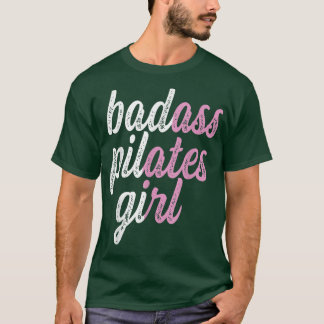 T-shirt Badass Pilates Girl Gym Bunny