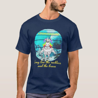 T-shirt Badass Unicorne