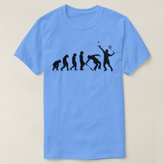 T-shirt Bade de plage de raquette de Badminton rideau EVOL (Design devant)
