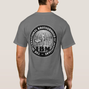 T-shirt Badge avant IBM Back 75 ans T