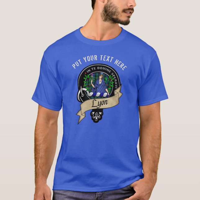T-shirt Badge Clan Lyon personnalisé (Devant)
