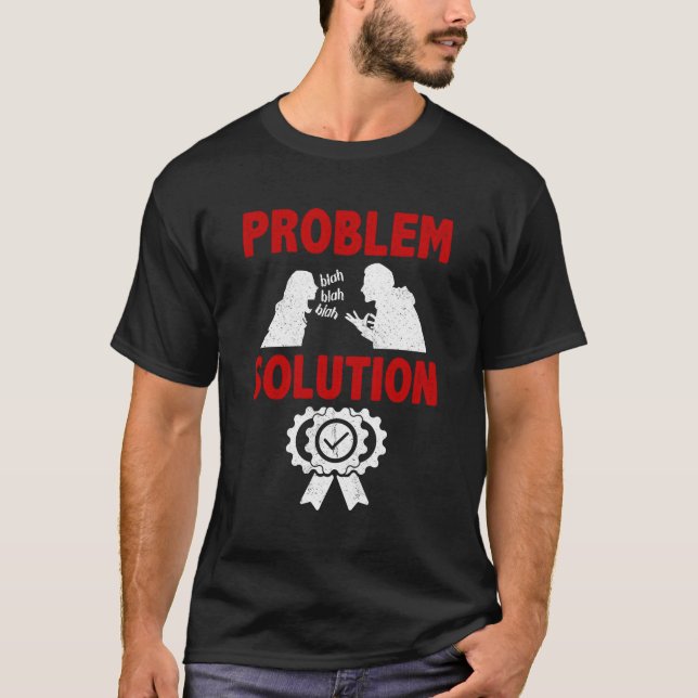 T-shirt Badge Collecte Falerist Problem Solution Hobby (Devant)