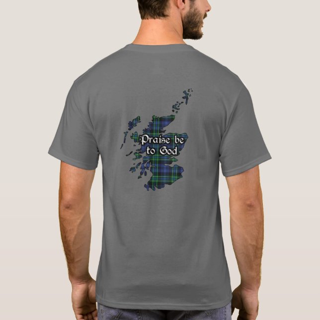 T-shirt Badge de clan Arbuthnott et Adulte Tartan (Dos)