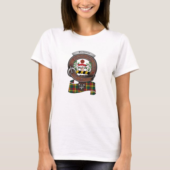 T-shirt Badge de clan Buchanan pour femmes (Devant)