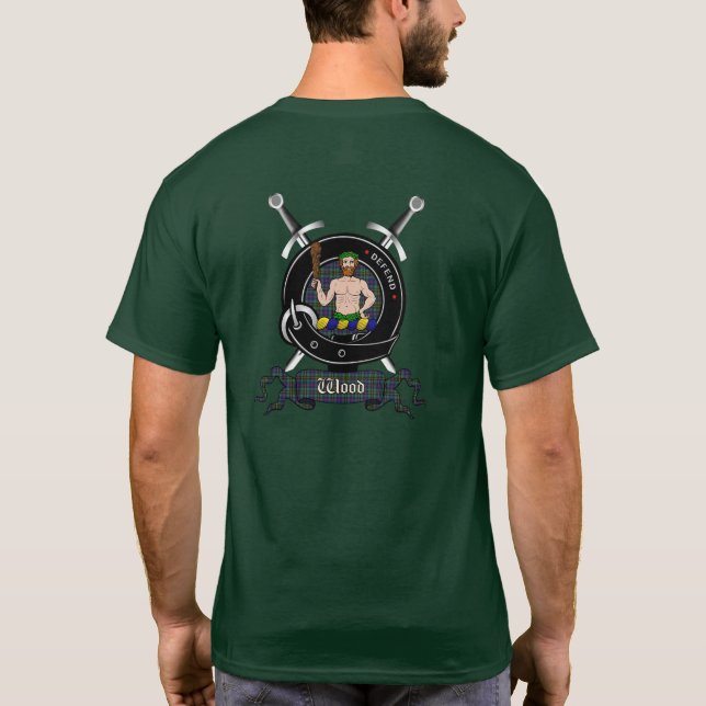 T-shirt Badge de clan de bois Adulte (Dos)