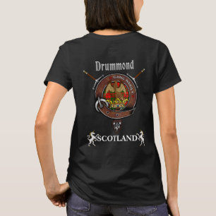 T-shirt Badge de clan Drummond avec épées
