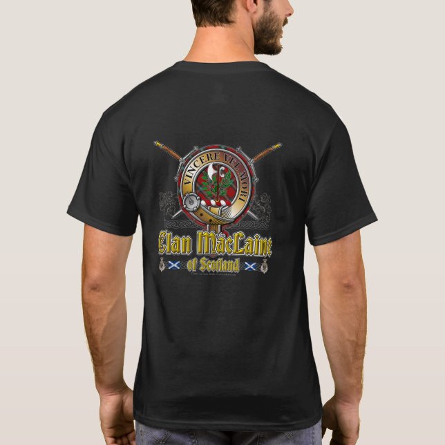 T-shirt Badge de clan MacLaine (Dos)