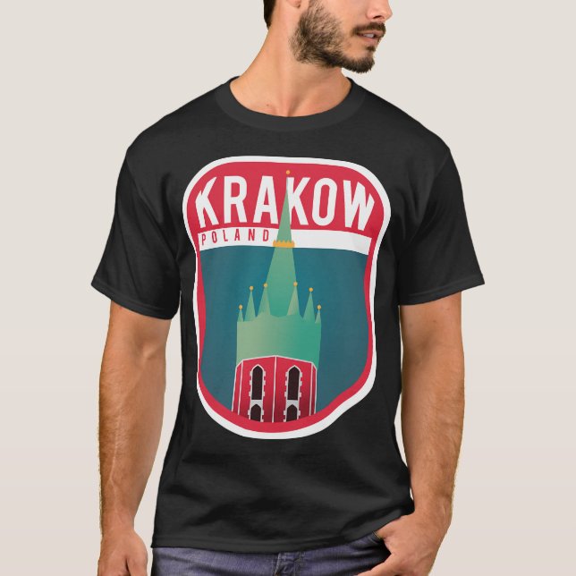 T-shirt Badge de Cracovie (Devant)