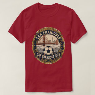 T-shirt Badge de football SF 2026 Golden Gate