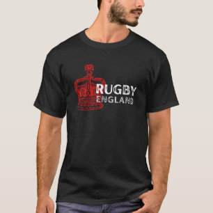 T-shirt Badge de la Couronne d'Angleterre RUGBY