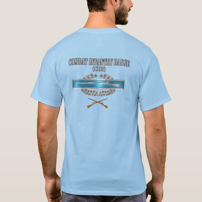 T-shirt Badge de l'Infanteur de combat (BCI) (Dos)