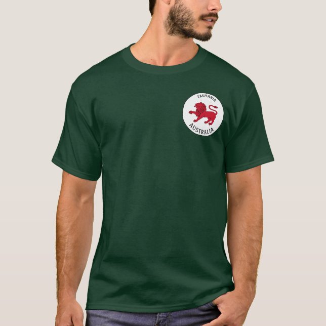T-shirt Badge de Tasmanie (Australie) (Devant)
