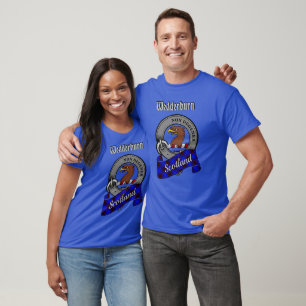 T-shirt Badge et tartan du clan Wedderburn