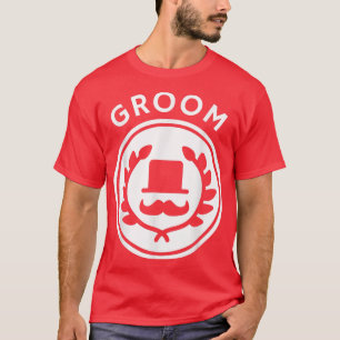 T-shirt Badge MariéEnterrement de vie de garçon, Mariage o