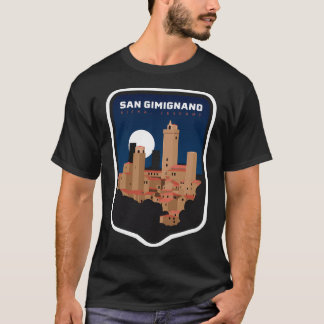 T-shirt Badge San Gimignano