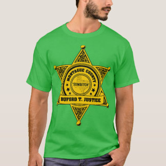T-shirt Badge Sheriff du juge Buford T