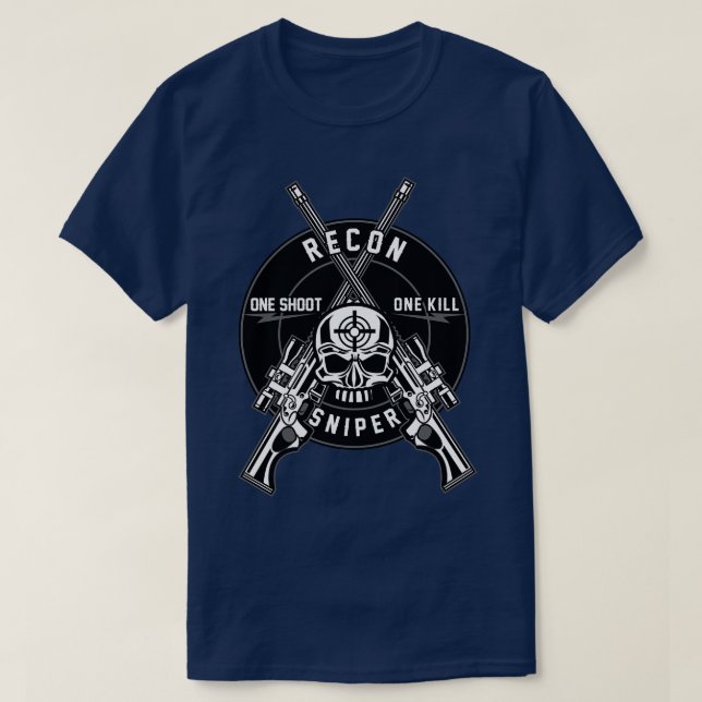 T-SHIRT BADGE SNIPER (Design devant)