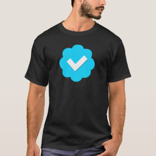 T-shirt Badge Vérifié Twitter