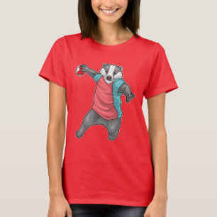 T-shirt Badger Handball player Handball