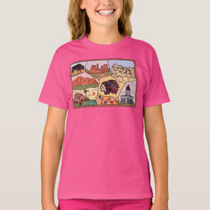 T-shirt Badlands Mt Rushmore Black Hills South Dakota Cart