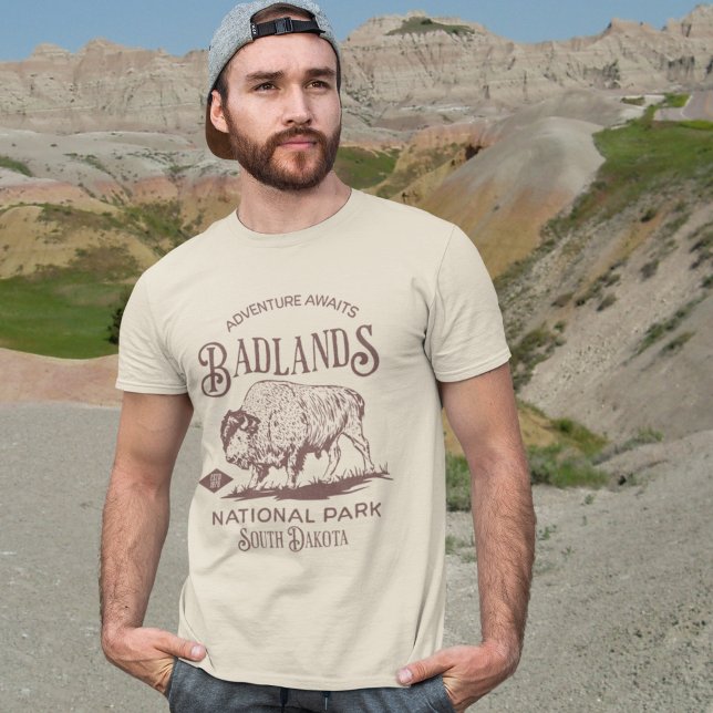 T-shirt Badlands National Park South Dakota (Créateur téléchargé)