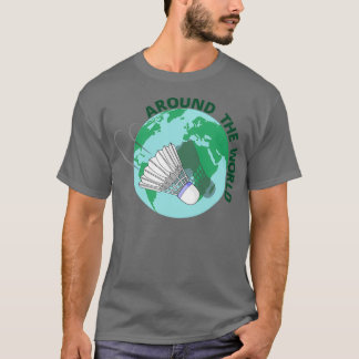 T-shirt Badminton Autour Du Monde T 1