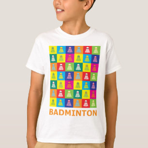 T-shirt Badminton d'art de bruit