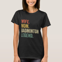 Badminton Femme Drôle Maman Légende Vintage Fête d