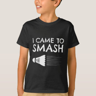 T-shirt Badminton Humour Smash Navette Volant Sport
