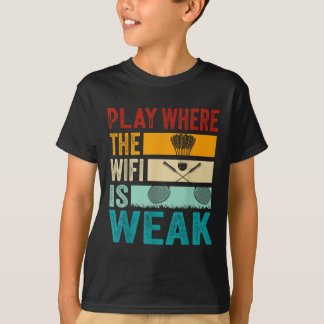 T-shirt Badminton - Jouer là où le Wifi est faible