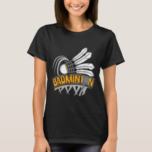 T-shirt Badminton - Joueur de badminton Volant
