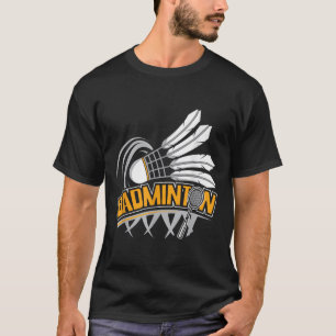 T-shirt Badminton - Joueur de badminton Volant