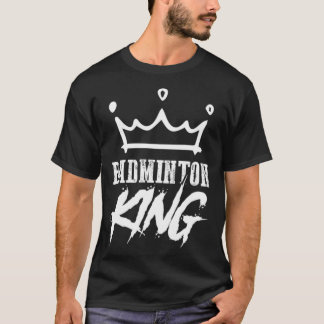 T-shirt Badminton King net badminton funny 