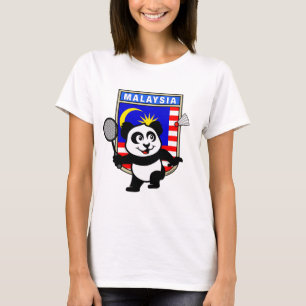 T-shirt Badminton Malaysia Panda
