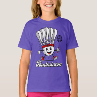 T-shirt Badminton Mascot Classic